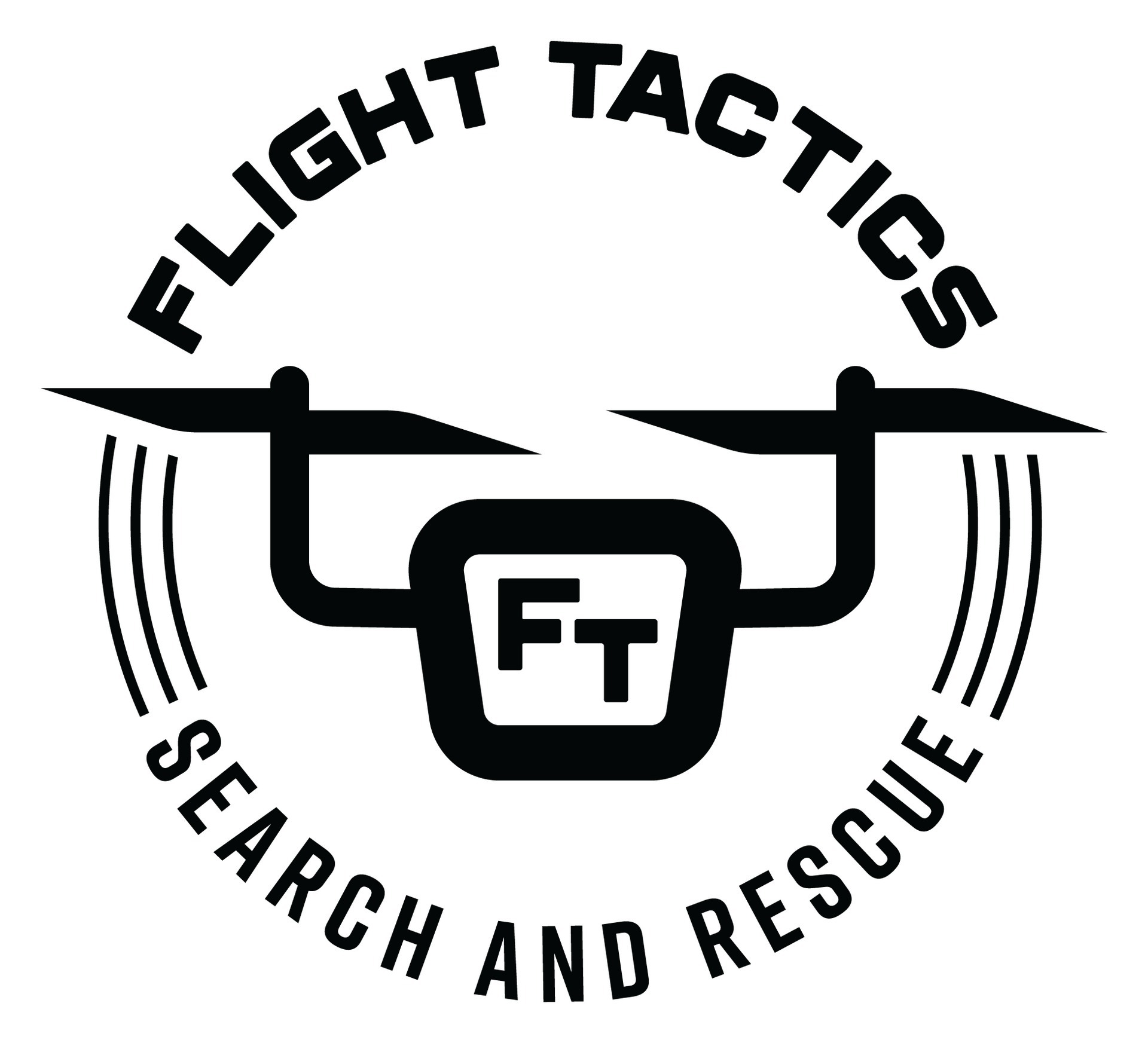 Flight Tactics Logo on a badge overlaid with the word TAK